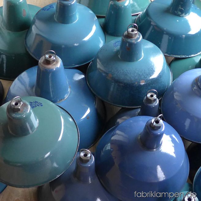 Nice colorful enamel lamps for the chocolate manufacture and shop XOKOLATL in Basel, Switzerland. Delicious!