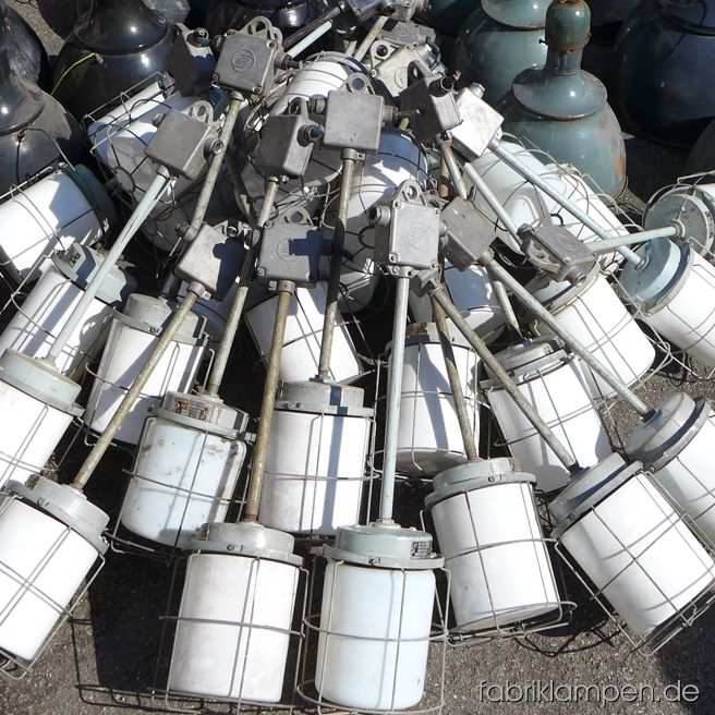 Nice collection of old lamps after arriving.