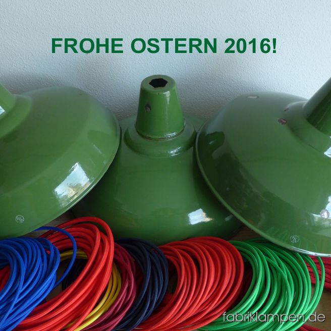 Happy Easter 2015! Nice green hallmarked (Karl Engel) enamel lamps from the 1930ies.