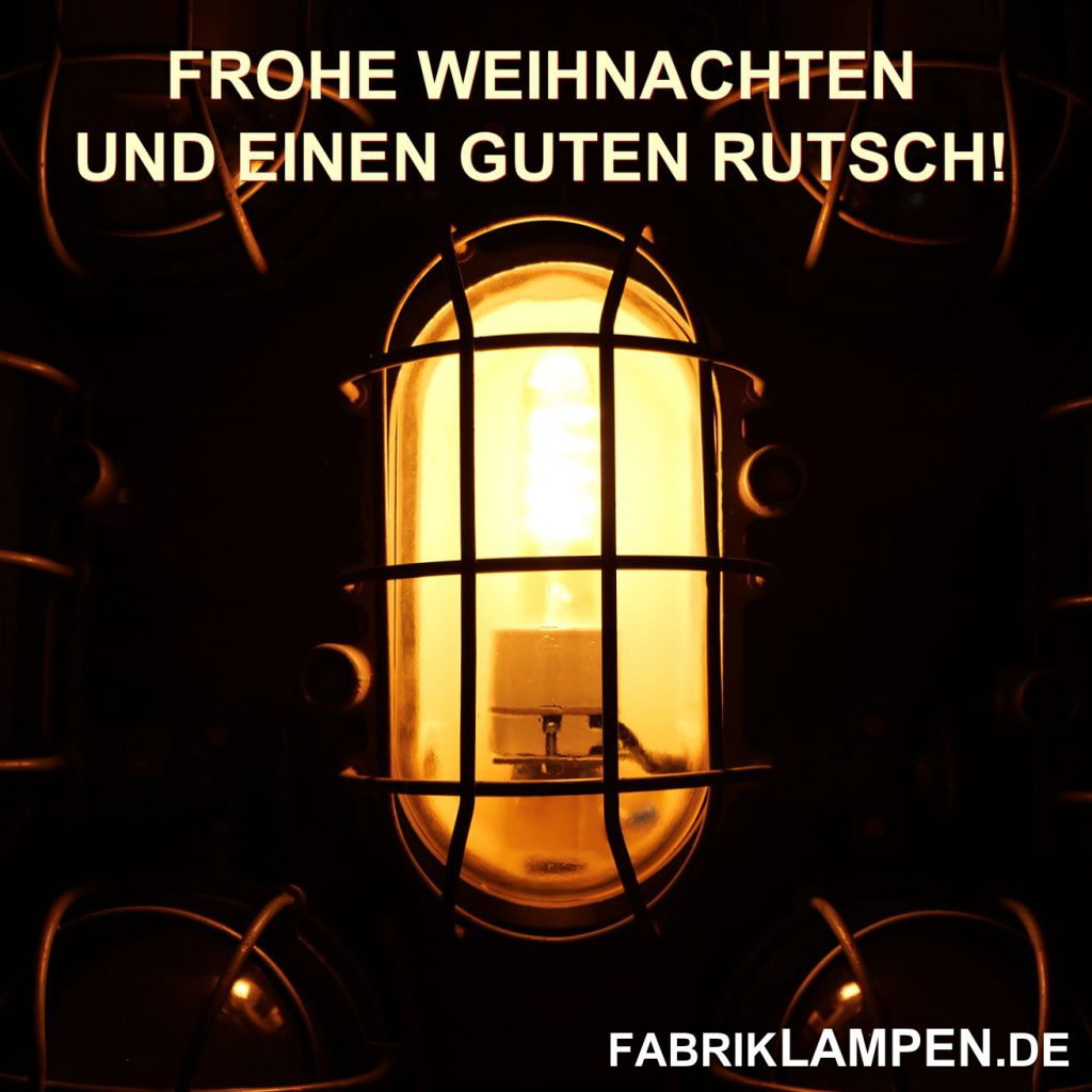 Frohe Weihnachten mit fabriklampen.live.