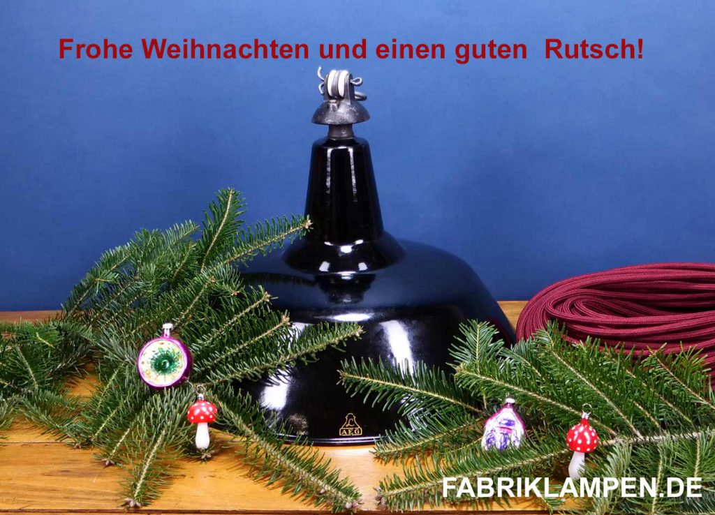 Frohe Weihnachten wünscht fabriklampen.live.